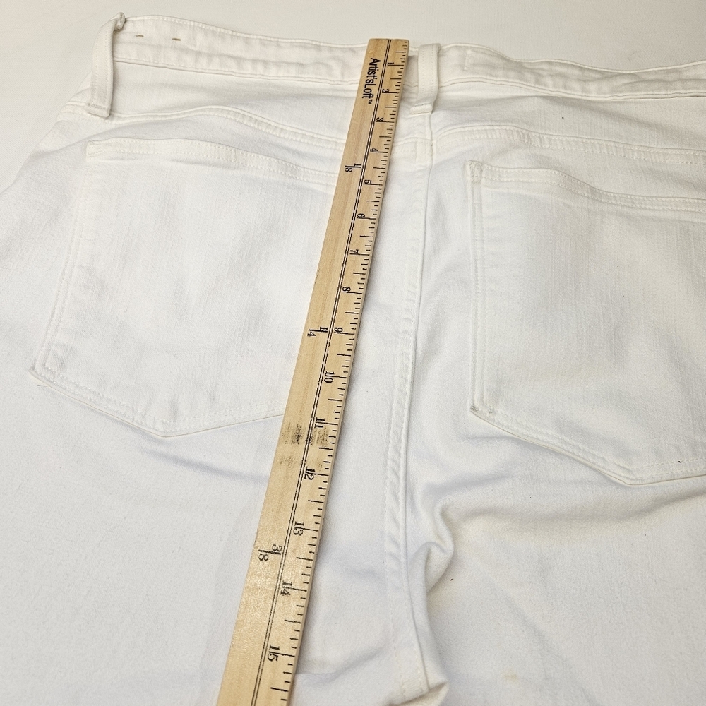 Madewell Women's Cali Demi-Boot Jeans White size 33 - Picture 12 of 13